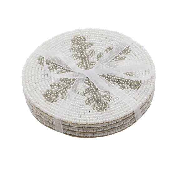 Snowflake Coasters - Set of 4