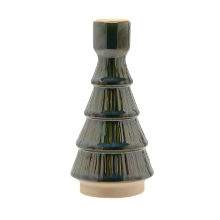 Green Ceramic Candle Holder