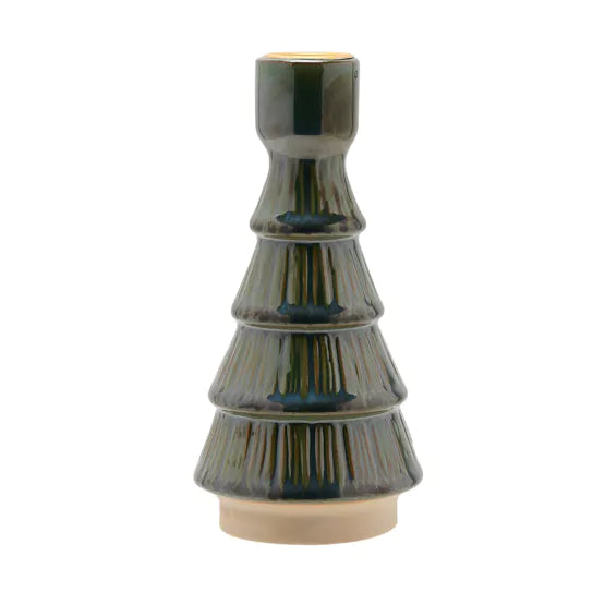 Green Ceramic Candle Holder