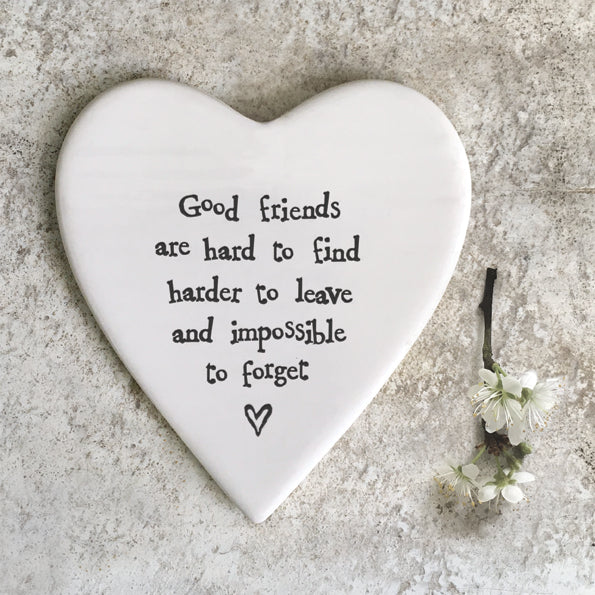 Porcelain coaster-Good friends