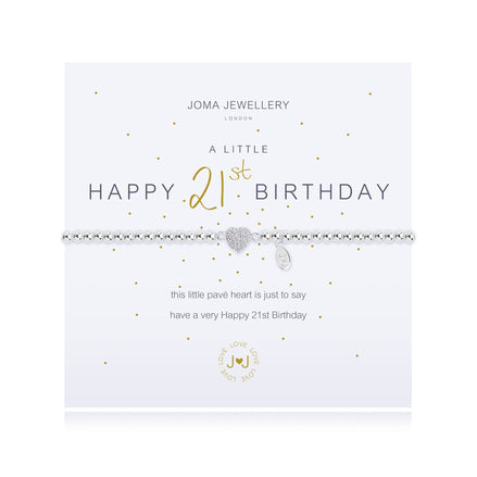 A Little Happy 21st Birthday Bracelet