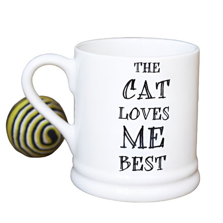 The Cat Loves Me Best Mug