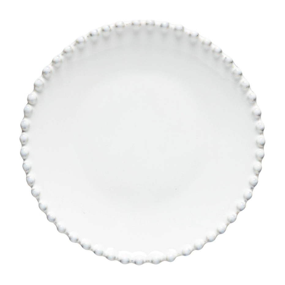 Pearl White Bread Plate