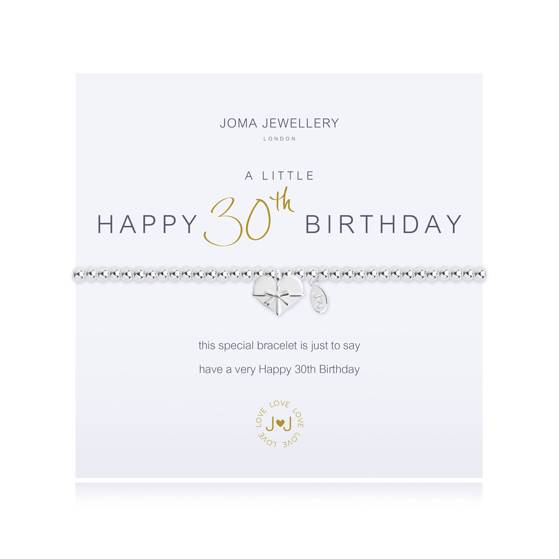 A Little Happy 30th Birthday Bracelet