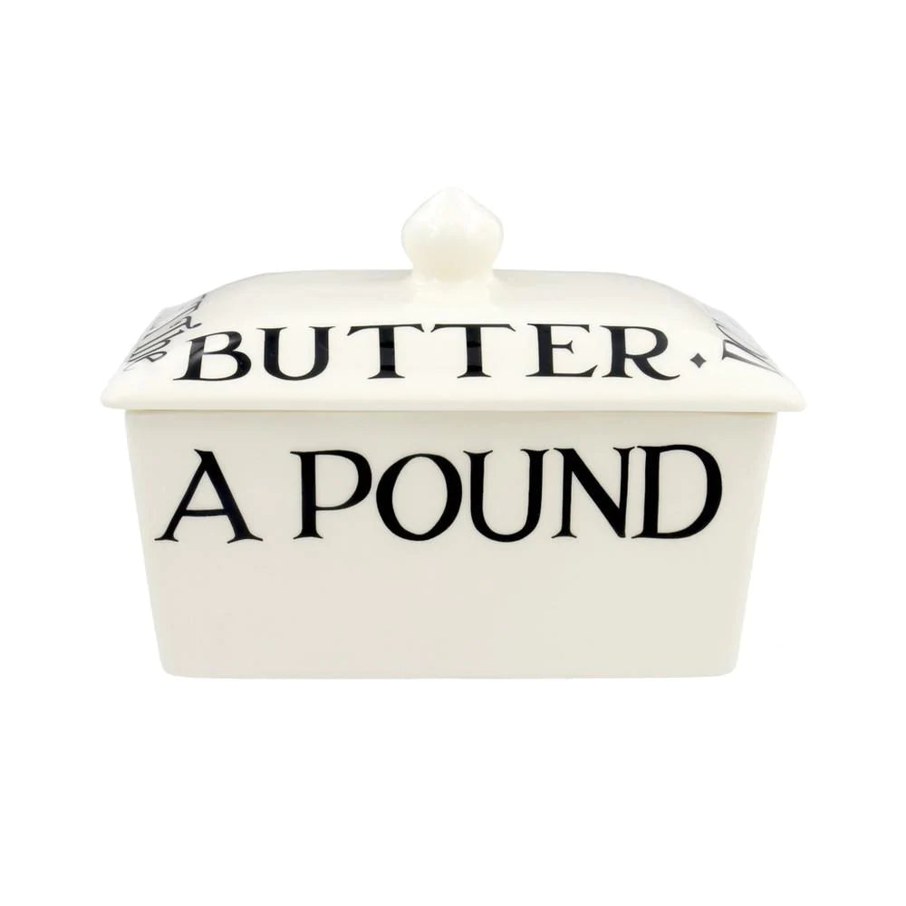 Black Toast Half a Pound Small Butter Dish