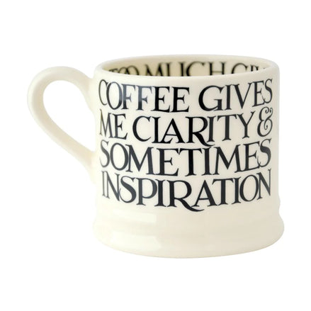 Black Toast All Over Writing Small Mug