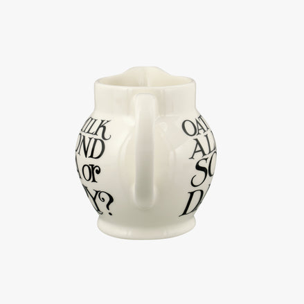 Black Toast Soya or Dairy 1/2 Pint Jug
