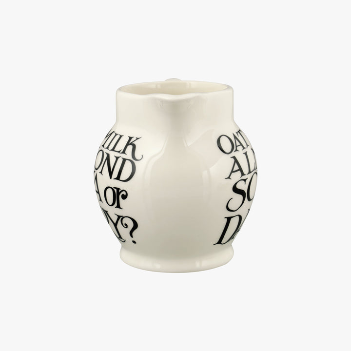 Black Toast Soya or Dairy 1/2 Pint Jug