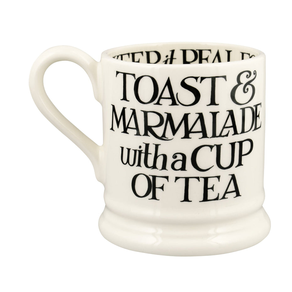 Black Toast Bake Bread 1/2 Pint Mug