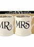 Mr & Mrs 1/2 Pint Mugs Boxed