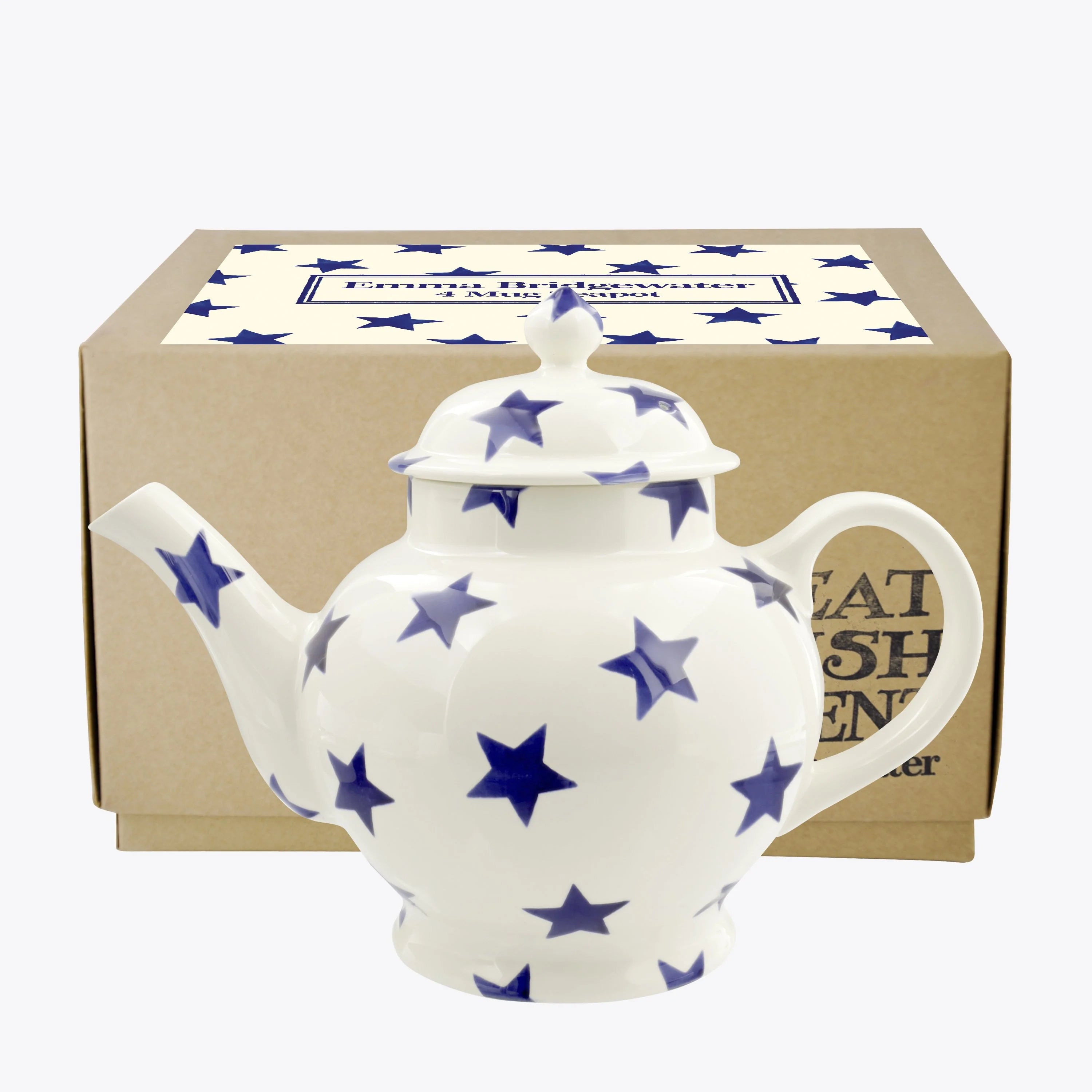 Blue Star 4 Mug Teapot Boxed
