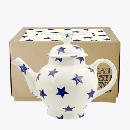 Blue Star 4 Mug Teapot Boxed