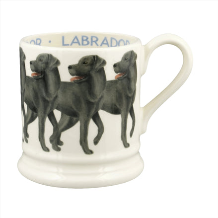Dogs Black Labrador 1/2 Pint Mug