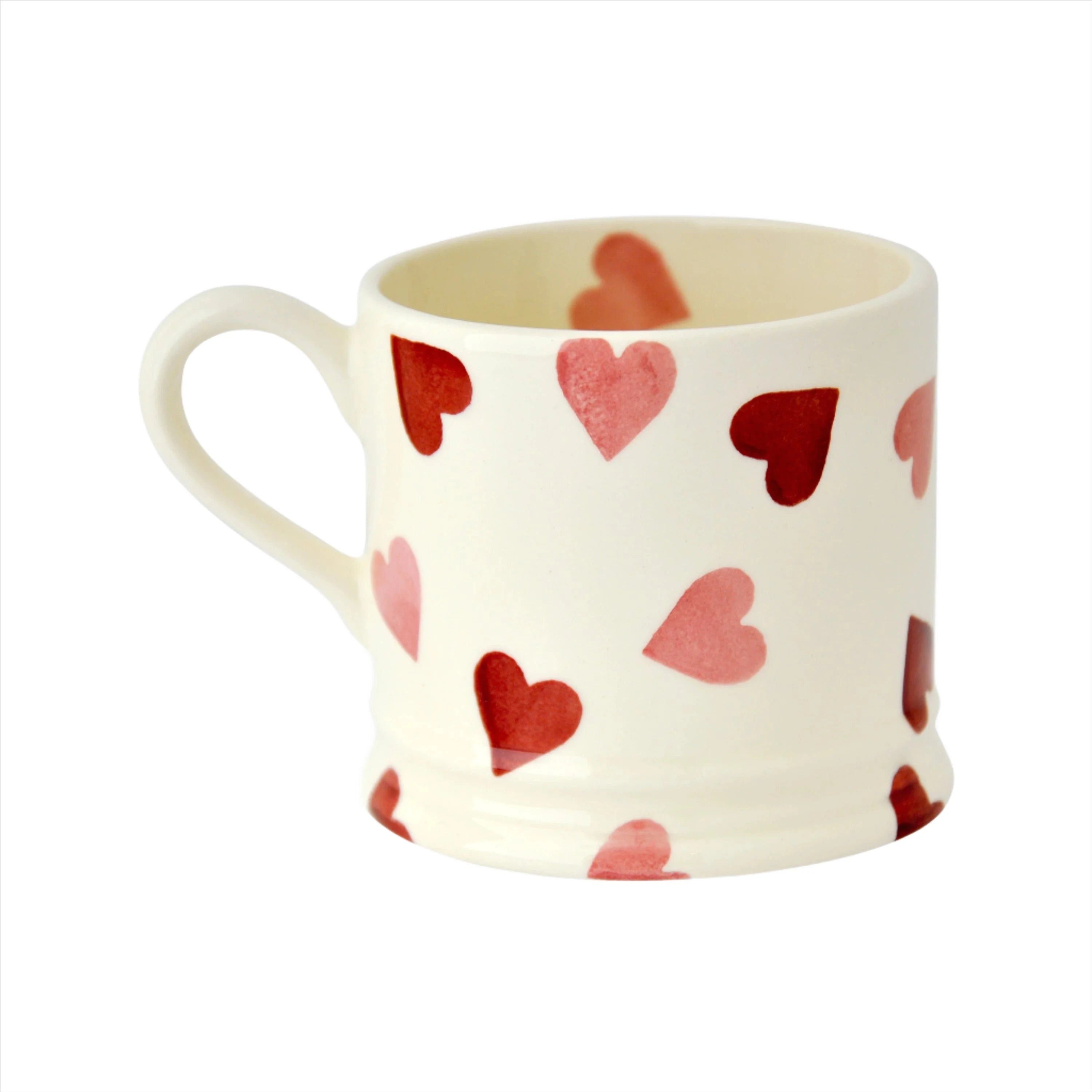 Pink Hearts Small Mug
