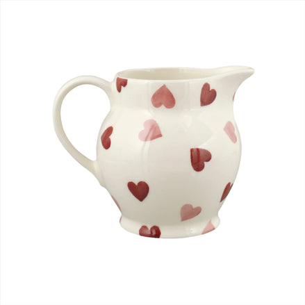 Pink Hearts 1/2 Pint Jug