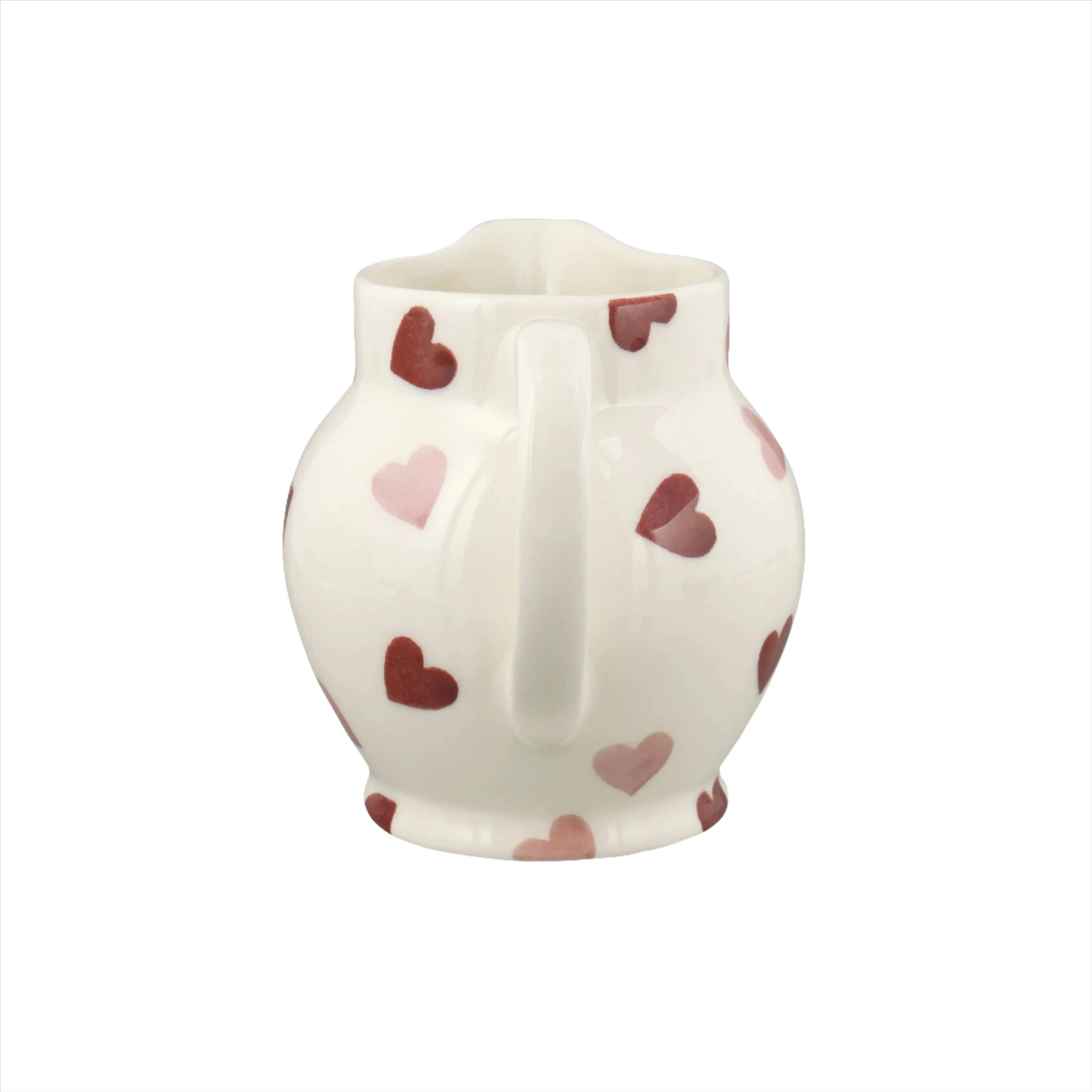 Pink Hearts 1/2 Pint Jug