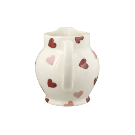 Pink Hearts 1/2 Pint Jug