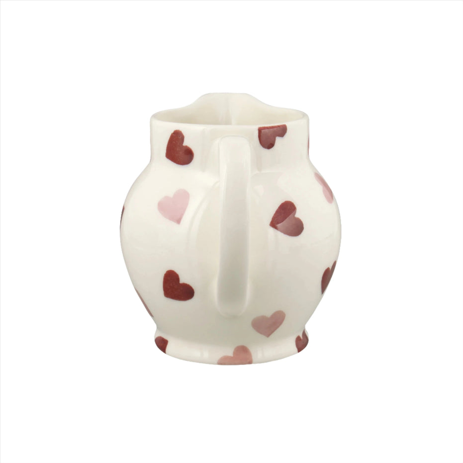 Pink Hearts 1/2 Pint Jug