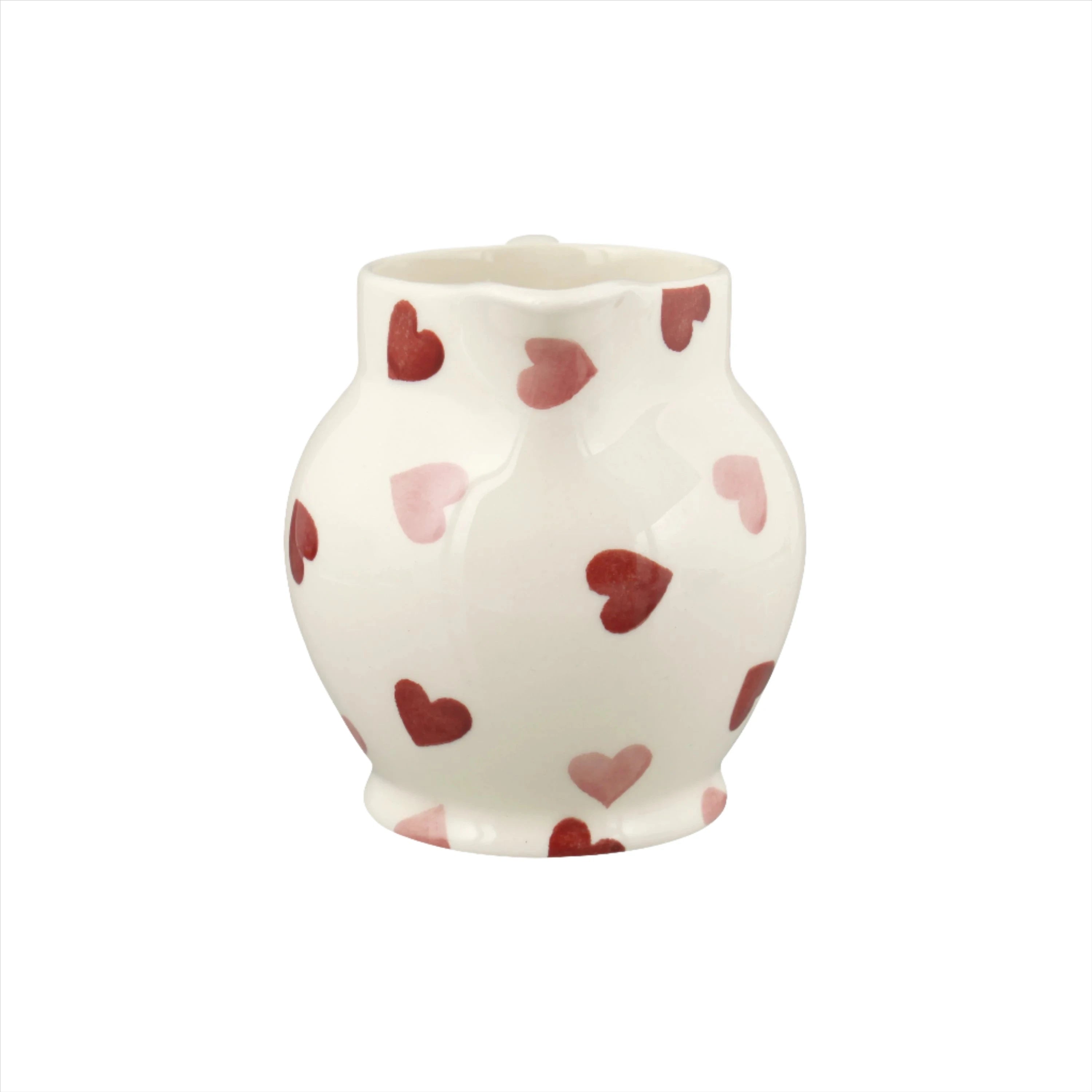 Pink Hearts 1/2 Pint Jug