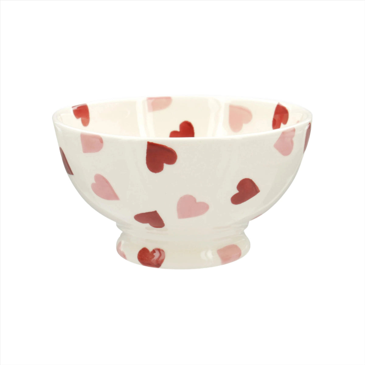 Pink Hearts French Bowl