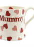 Pink Hearts Mummy 1/2 Pint Mug