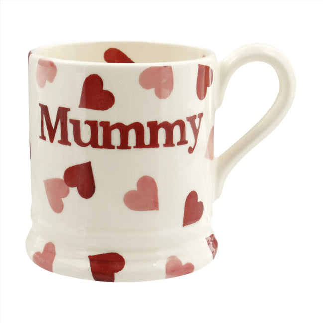 Pink Hearts Mummy 1/2 Pint Mug
