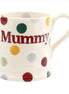 Polka Dot 'Mummy' 1/2 Pint Mug