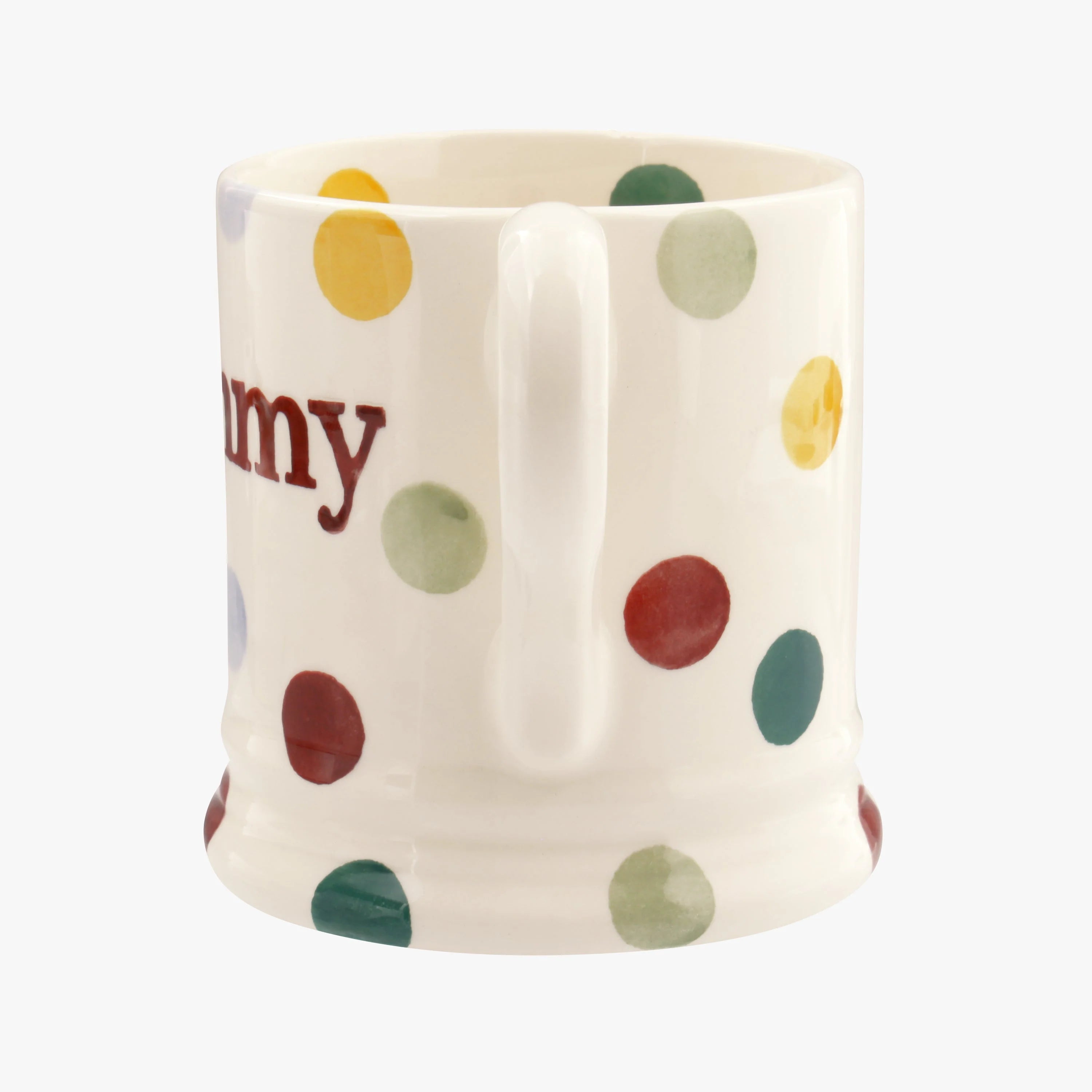Polka Dot 'Mummy' 1/2 Pint Mug