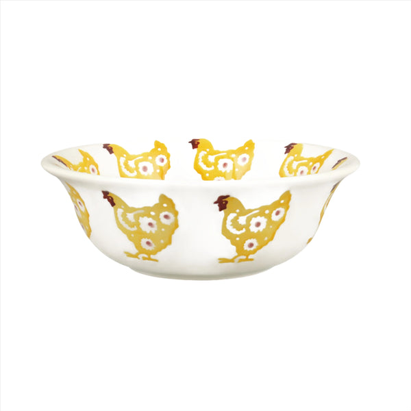 Yellow Hen Cereal Bowl