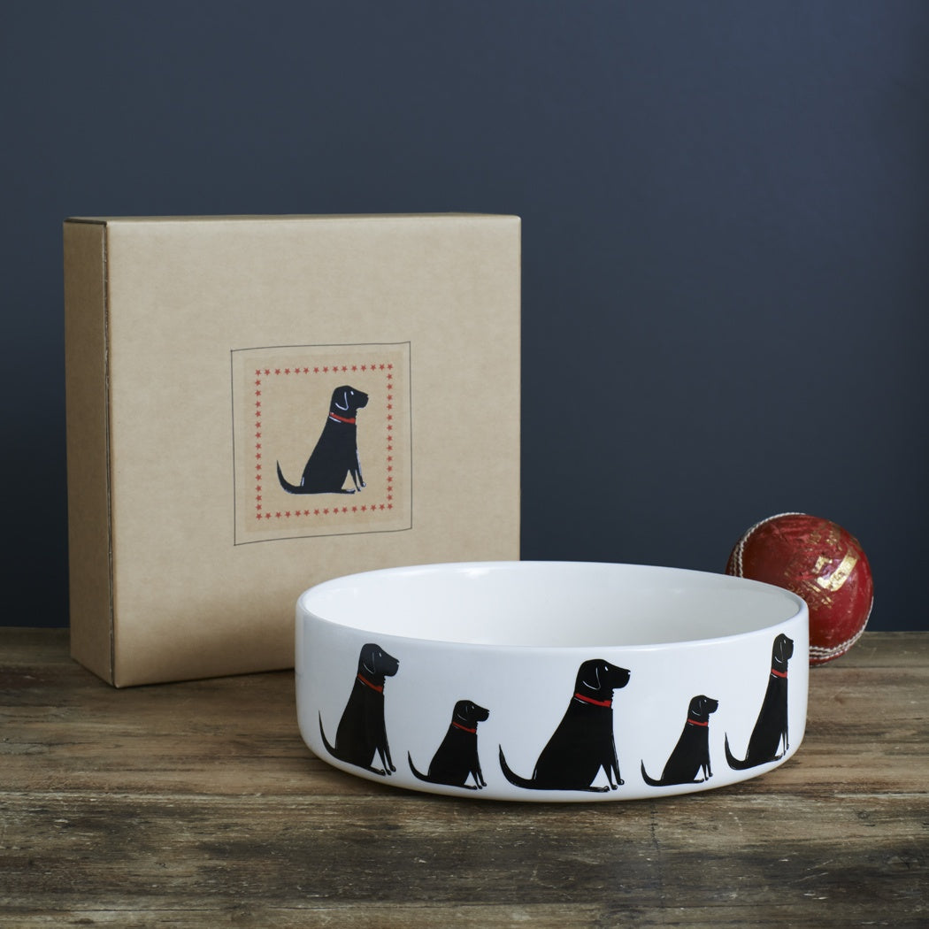 Black Labrador Dog Bowl (Large)