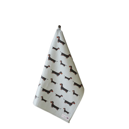 Dachshund Tea Towel