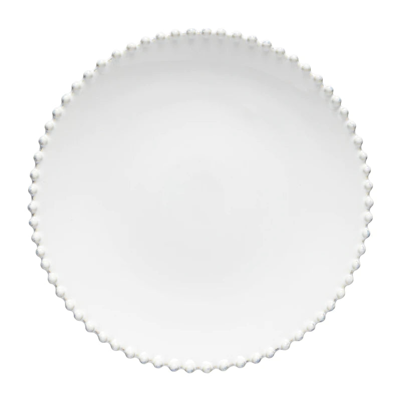 Pearl White Dinner Plate