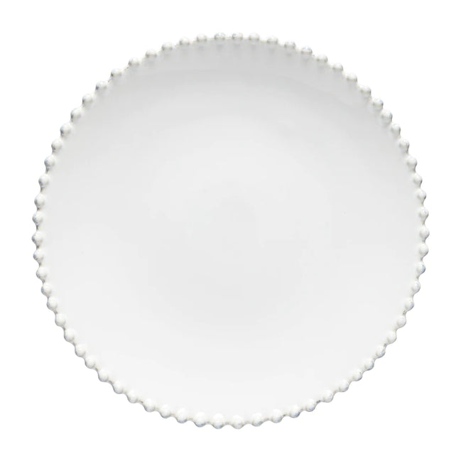 Pearl White Dinner Plate