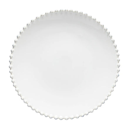 Pearl White Dinner Plate