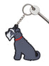 Grey Schnauzer Keyring