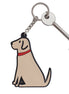 Yellow Labrador Keyring