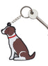 Liver Springer Spaniel Keyring