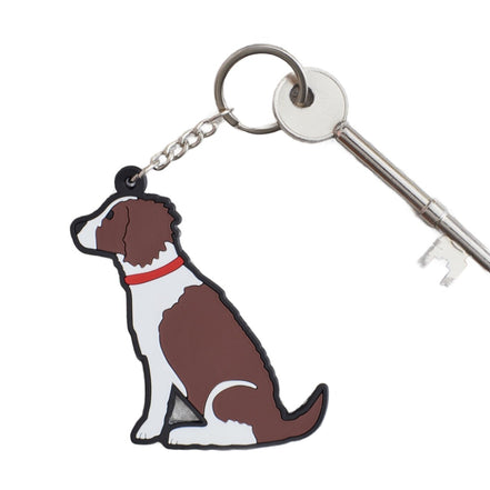 Liver Springer Spaniel Keyring