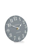 6" Arabic Mantel Clock Flax Blue