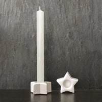 Candle With Holder - Star