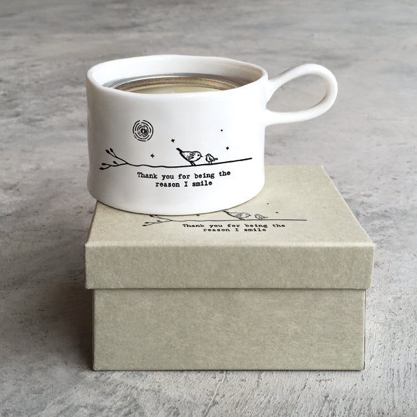 Handled Candle Holder - Reason I Smile