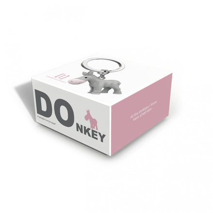 Grey Donkey Keyring