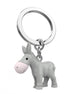 Grey Donkey Keyring