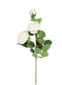 White Triple Rose Spray