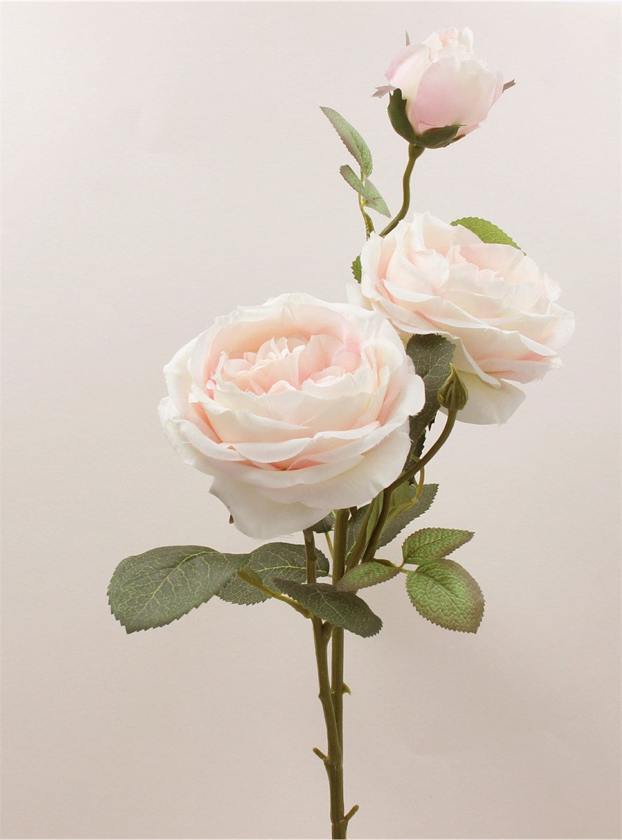 Pale Pink Triple Rose Spray