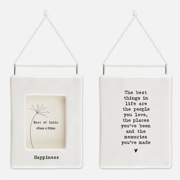 Mini Hanging Frame - Happiness