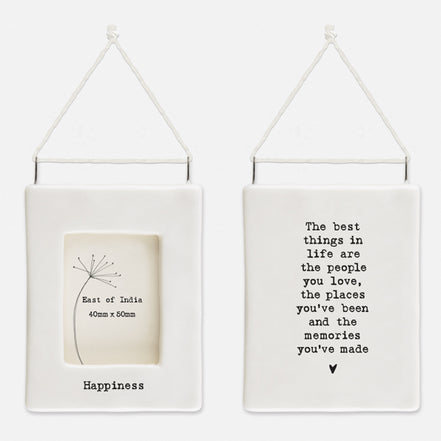 Mini Hanging Frame - Happiness
