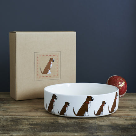 Boxer Dog Bowl  (Large)