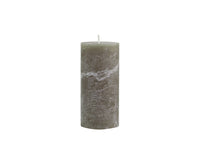 Olive Pillar Candle 60h
