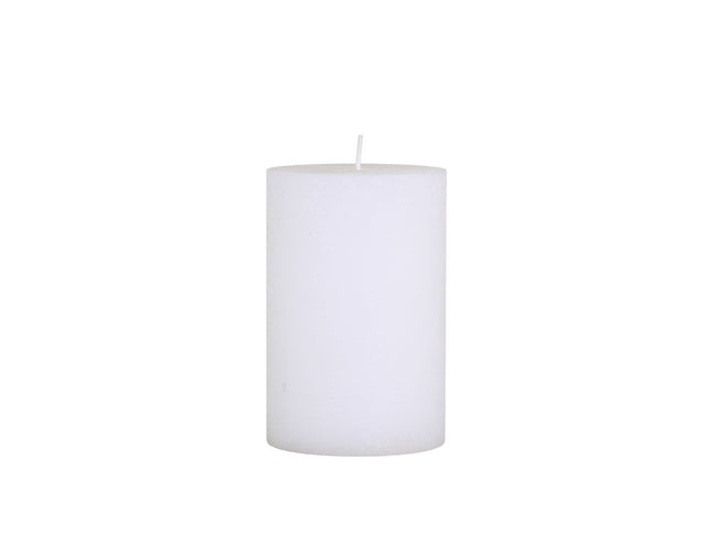White Pillar Candle 90h